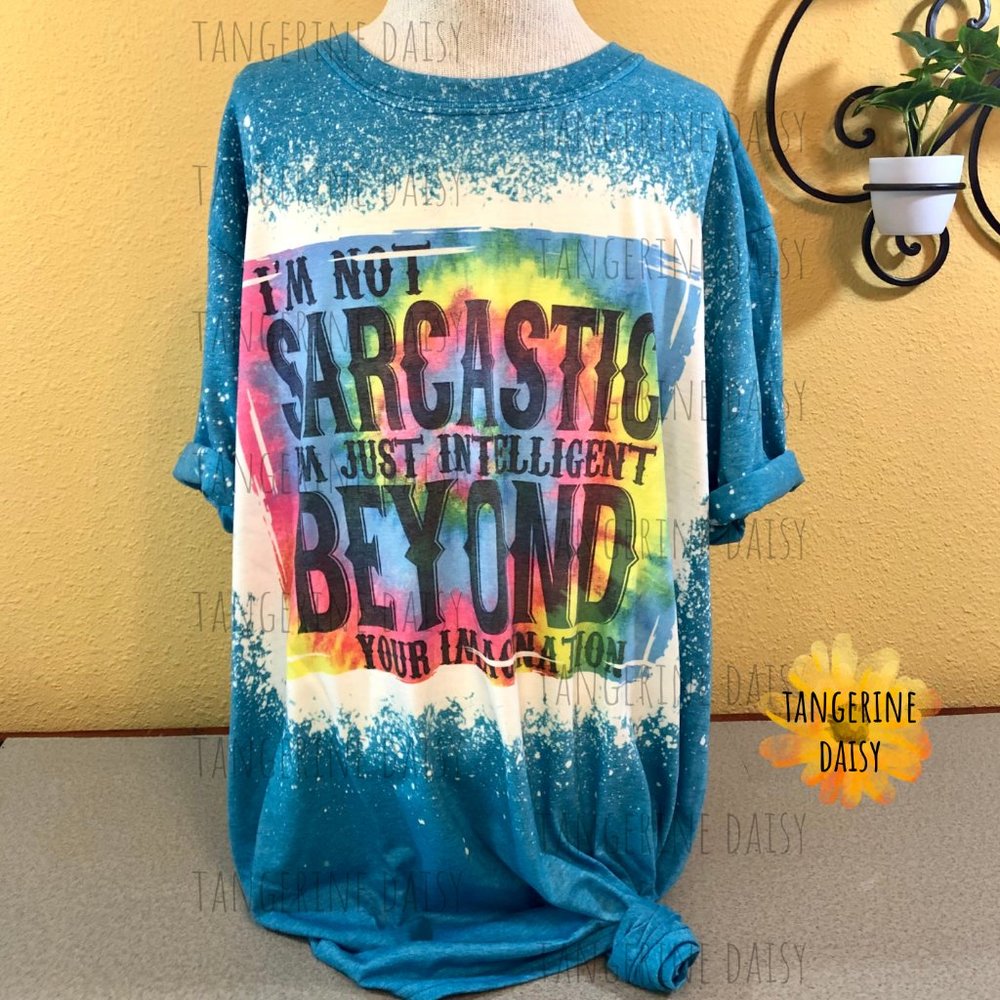 NEW ADULT UNISEX LARGE Tee "I'm Not Sarcastic..."